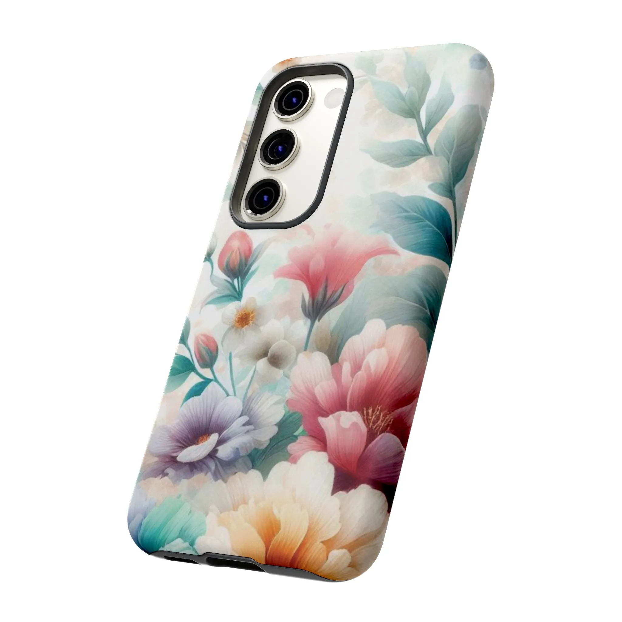 Flowers in pastel colors Tough Cases