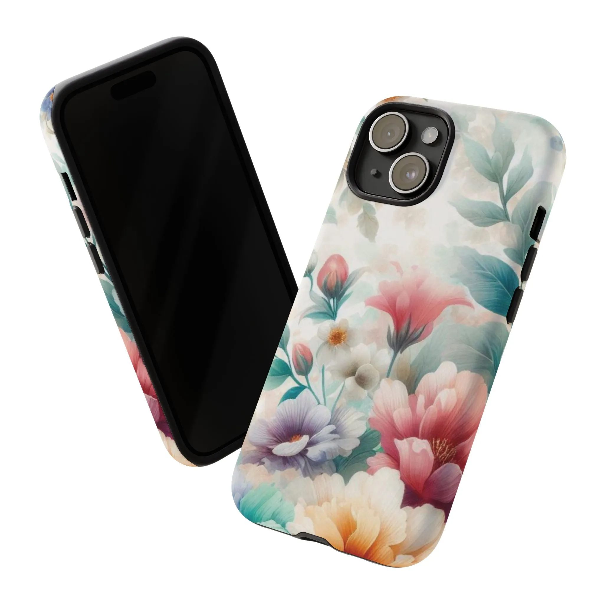 Flowers in pastel colors Tough Cases