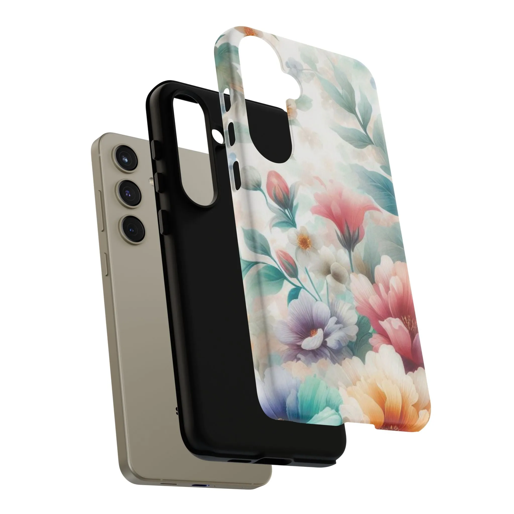 Flowers in pastel colors Tough Cases
