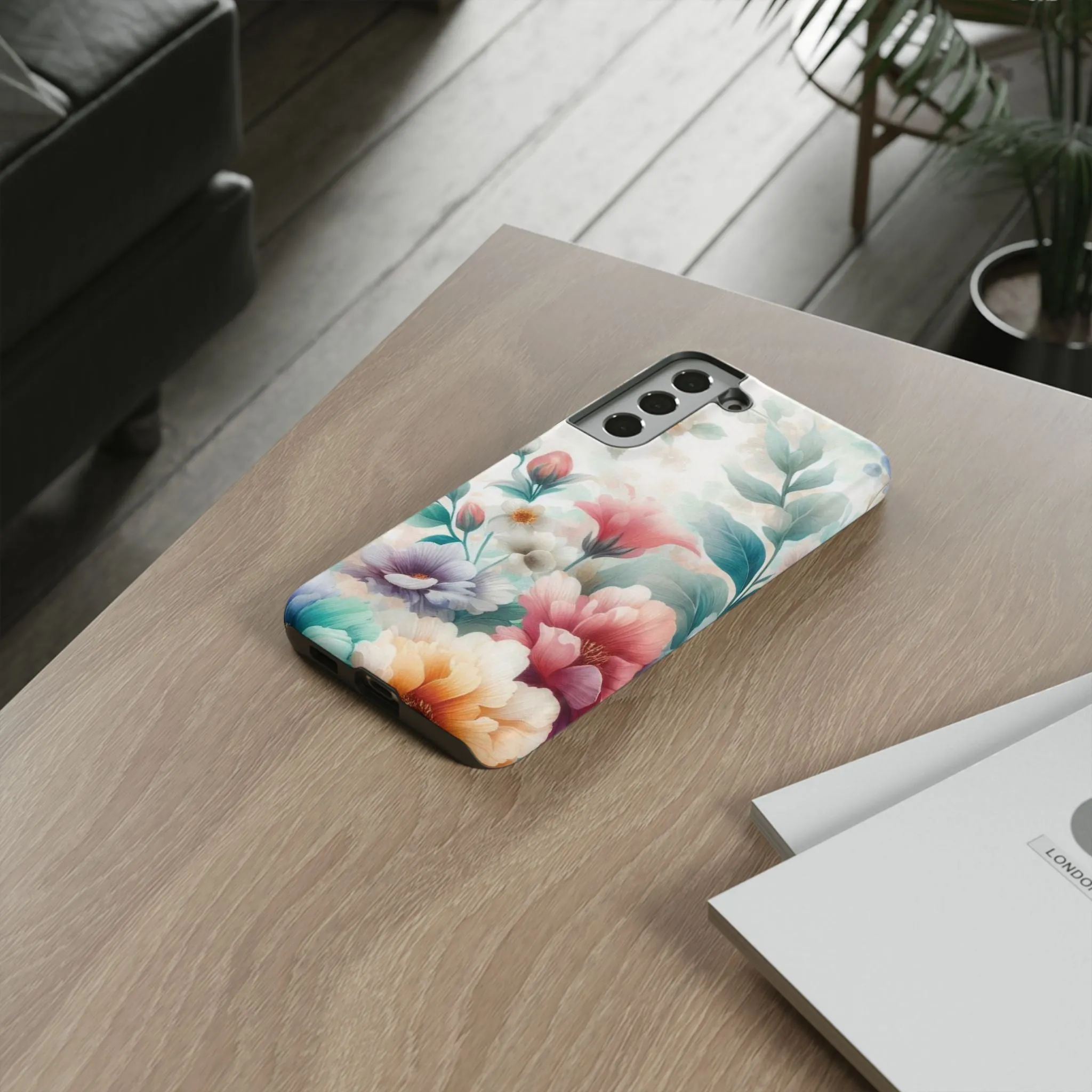 Flowers in pastel colors Tough Cases