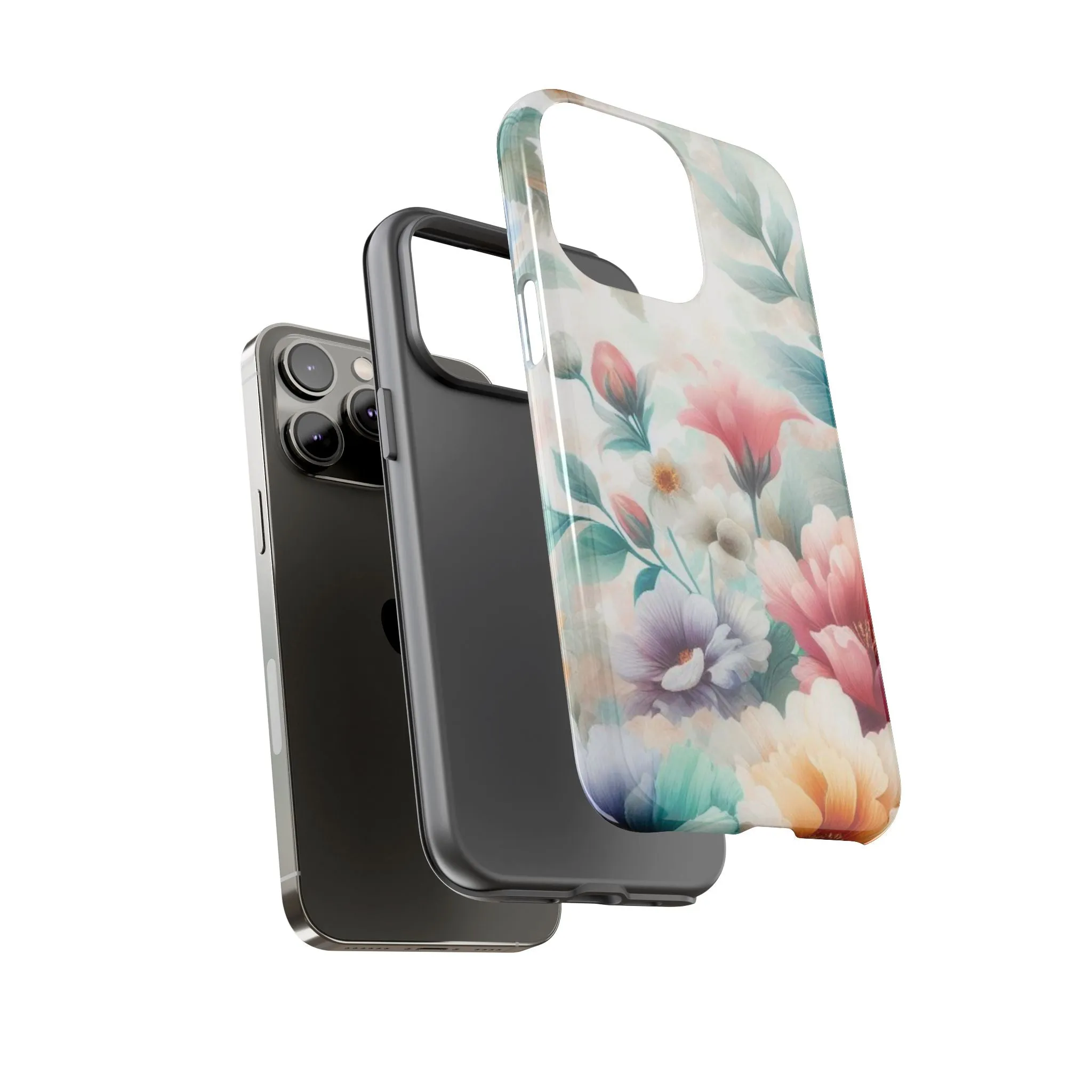 Flowers in pastel colors Tough Cases
