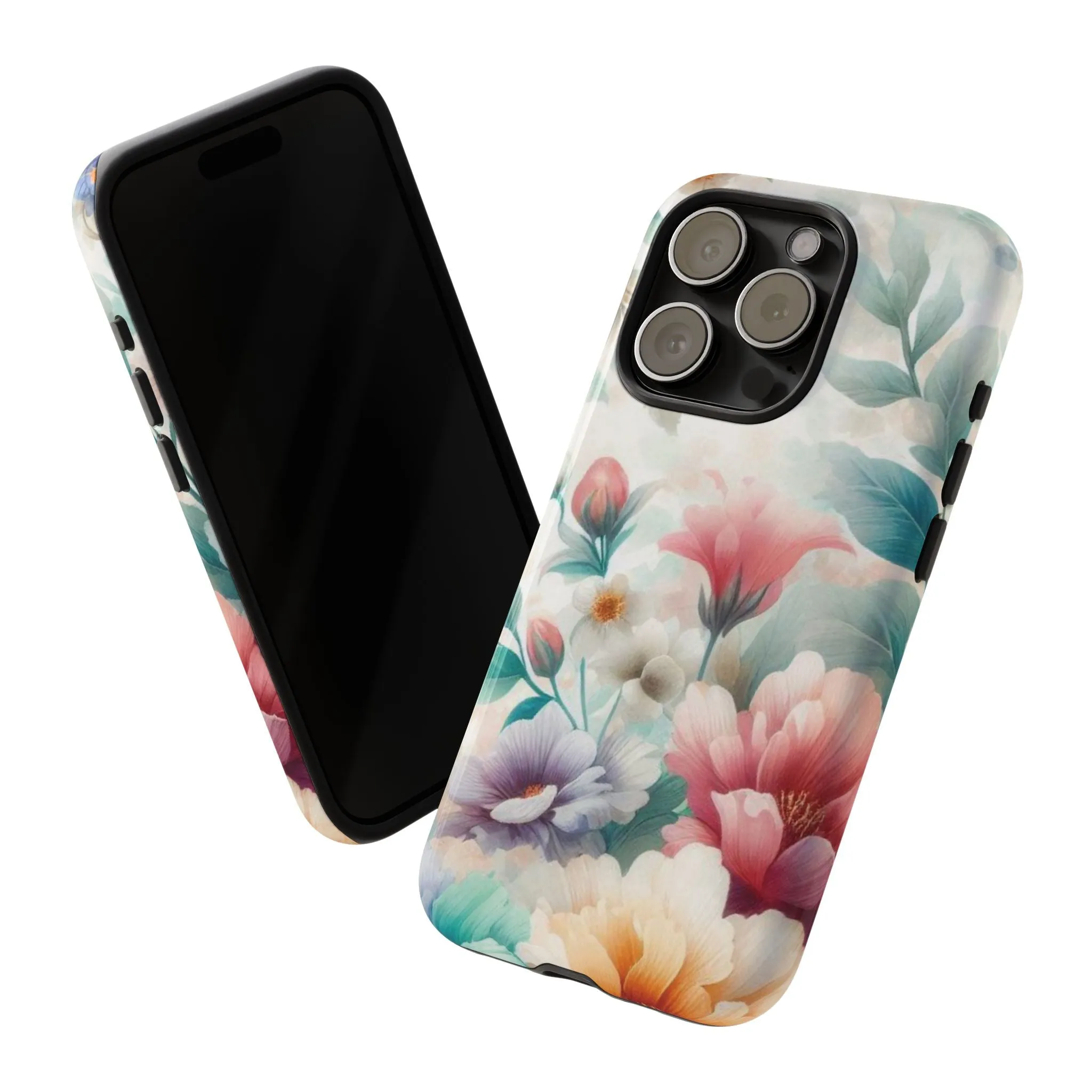 Flowers in pastel colors Tough Cases