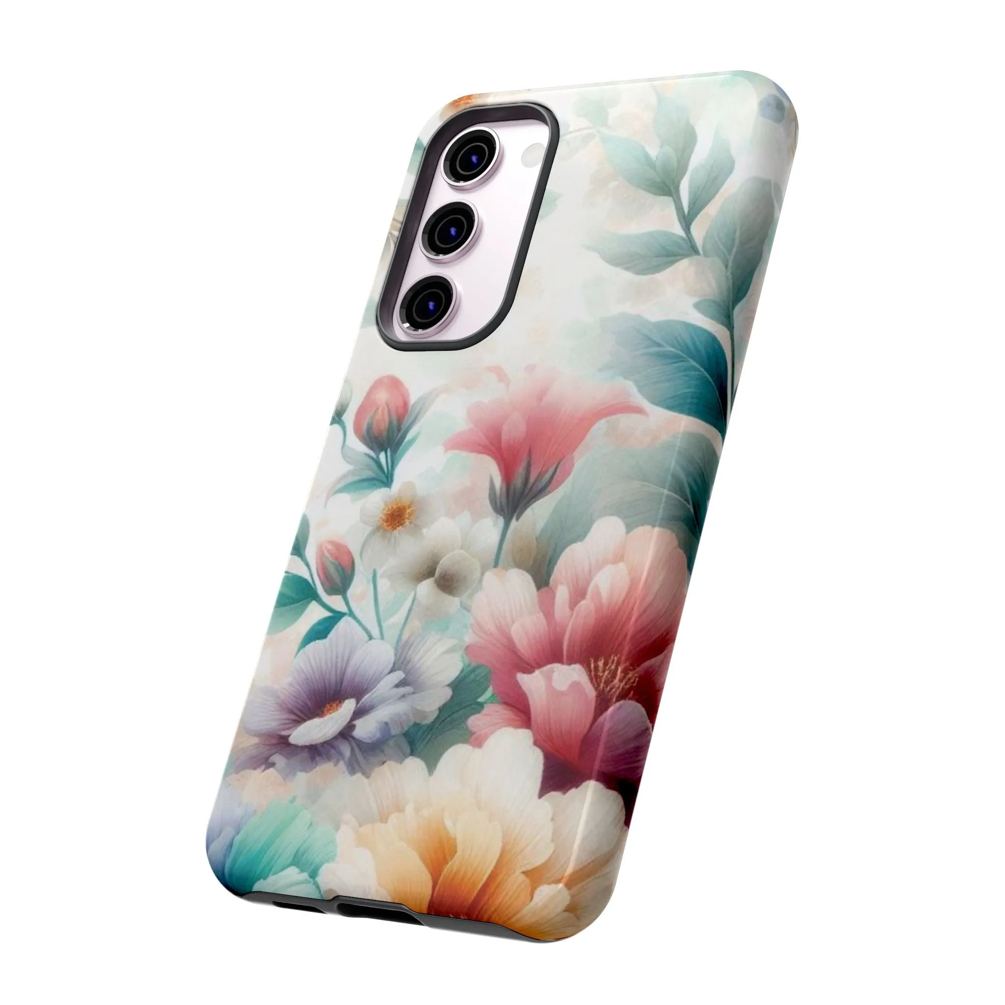 Flowers in pastel colors Tough Cases