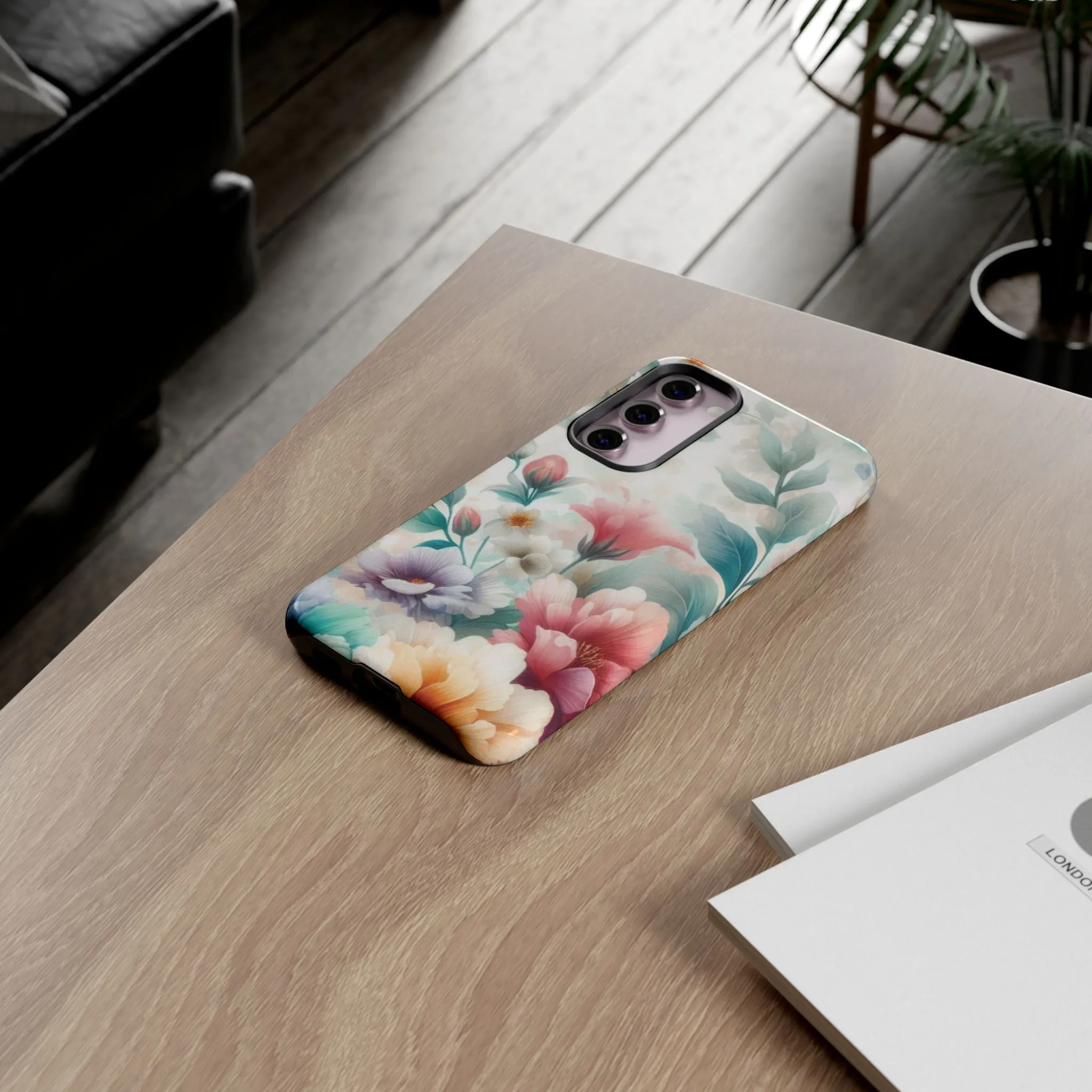 Flowers in pastel colors Tough Cases