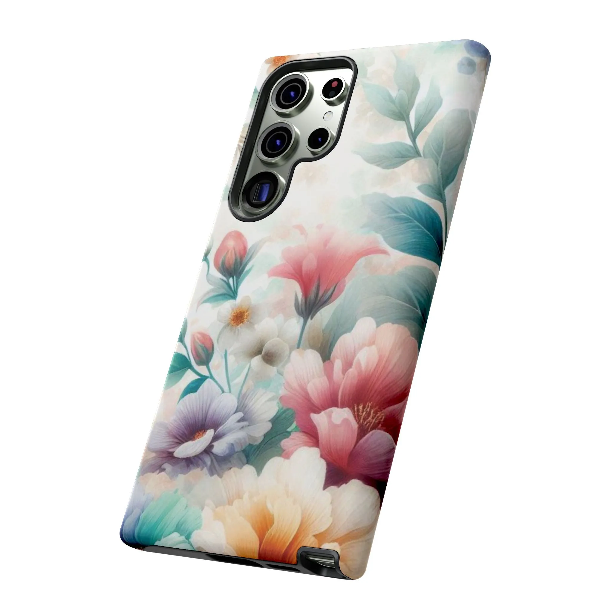 Flowers in pastel colors Tough Cases