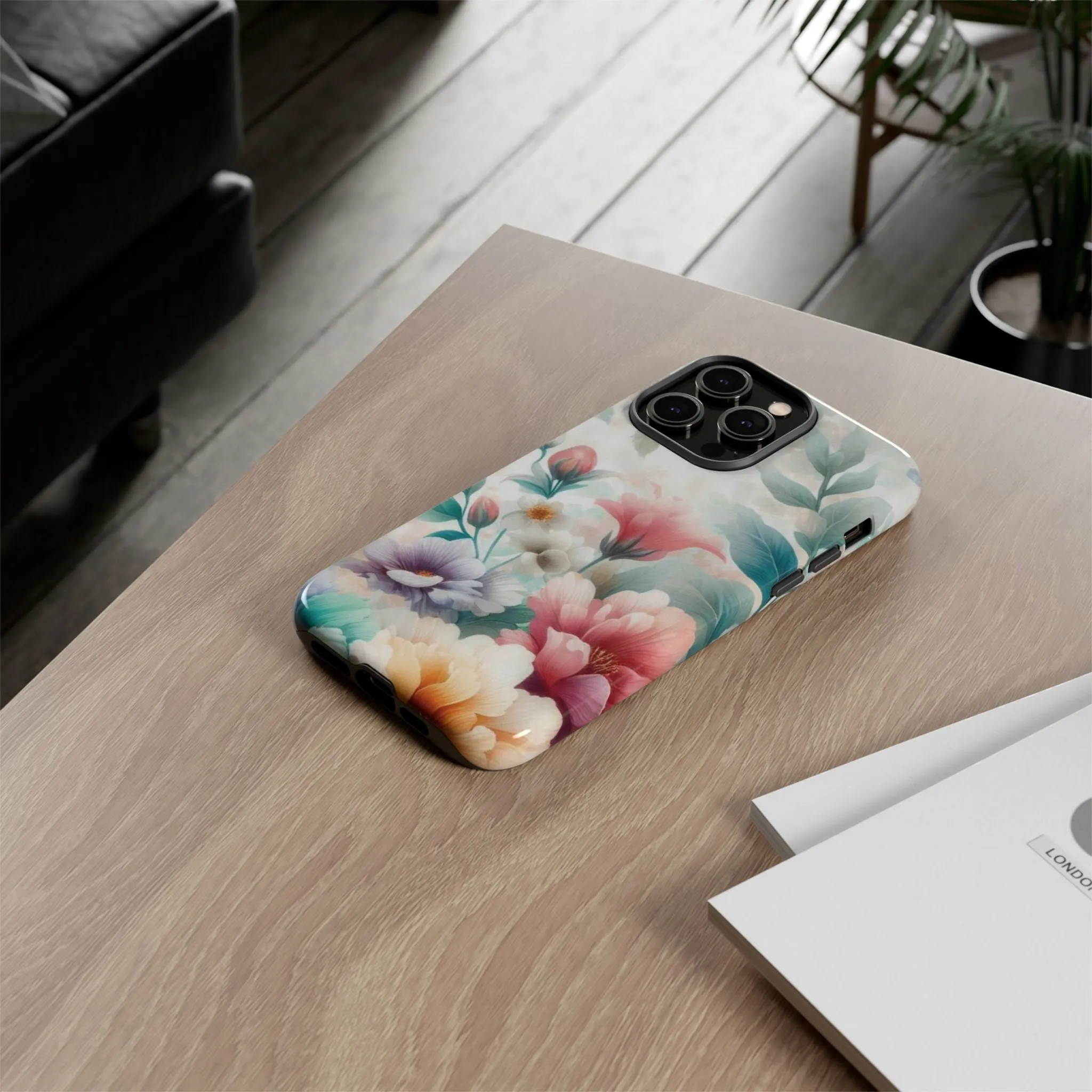 Flowers in pastel colors Tough Cases