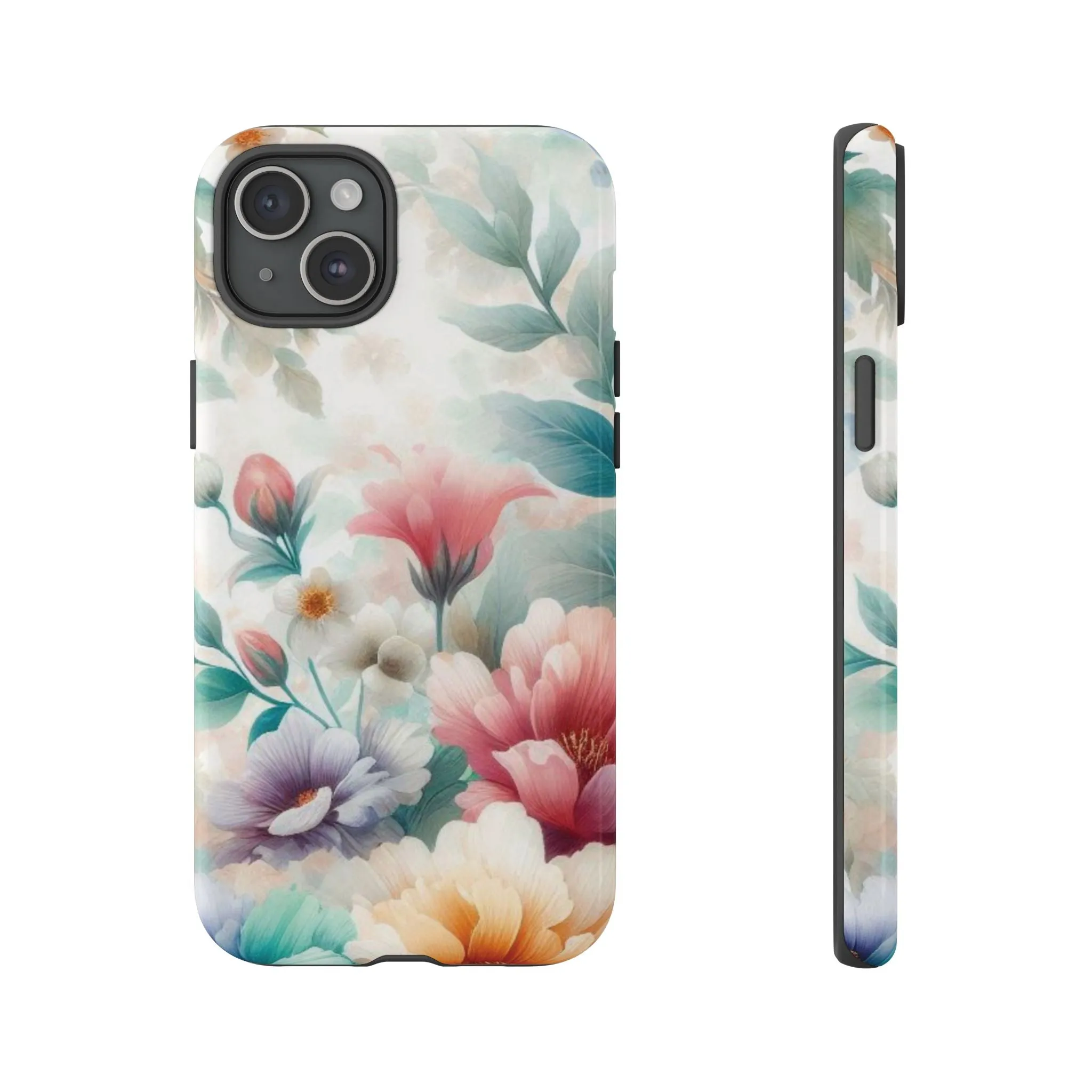 Flowers in pastel colors Tough Cases