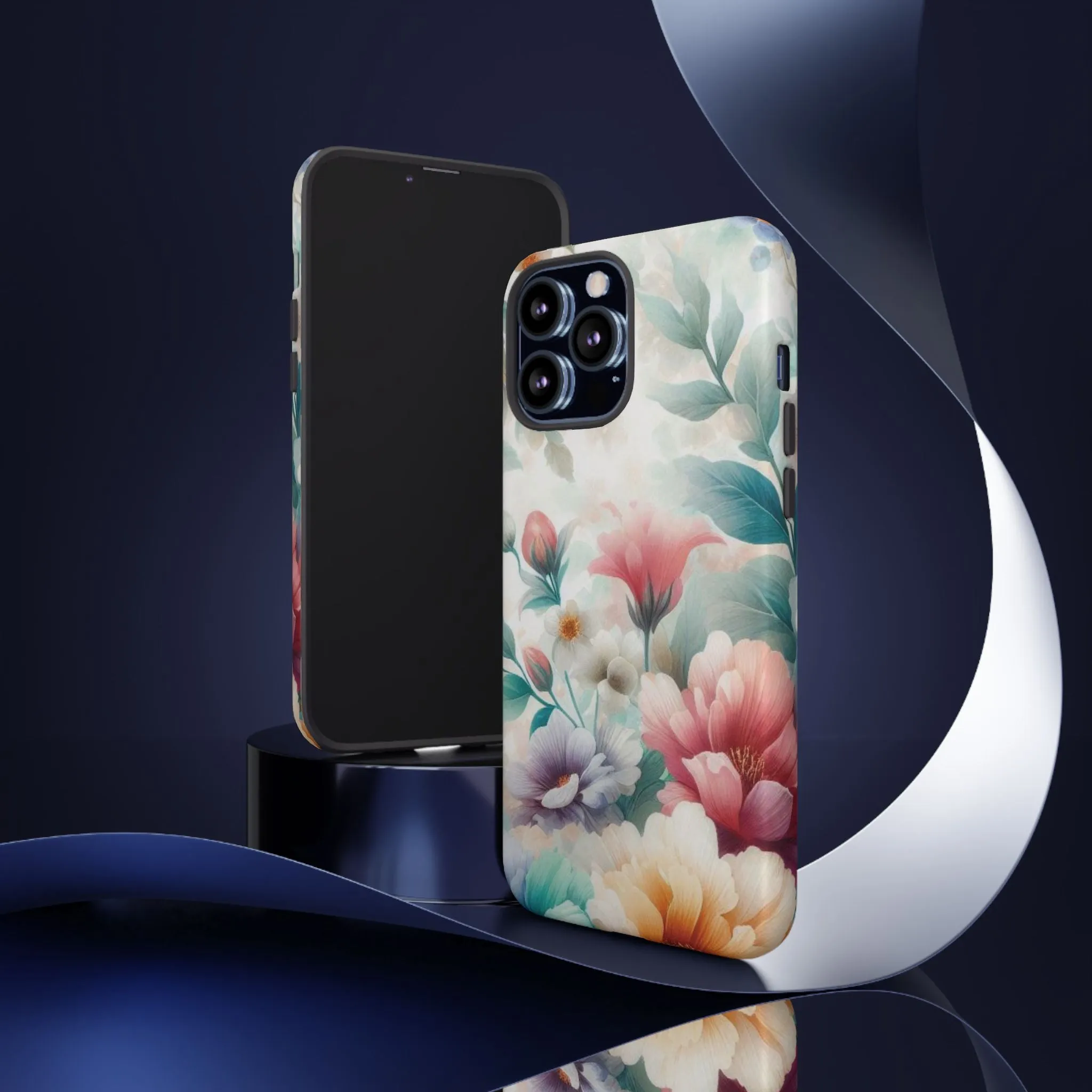 Flowers in pastel colors Tough Cases