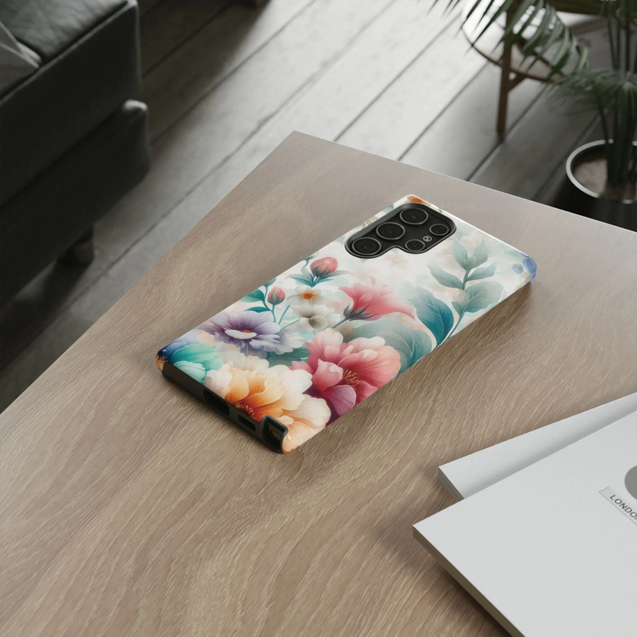 Flowers in pastel colors Tough Cases