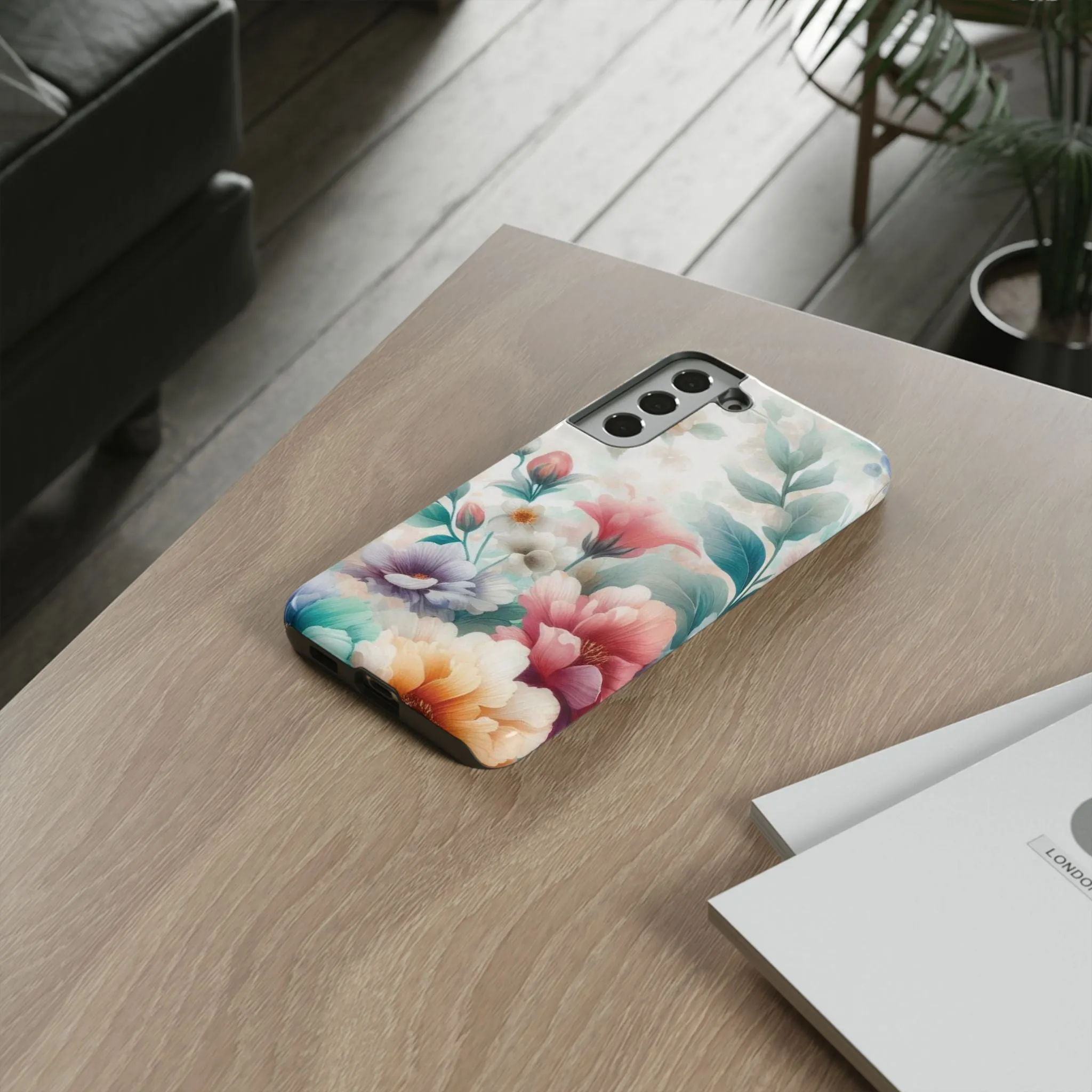 Flowers in pastel colors Tough Cases