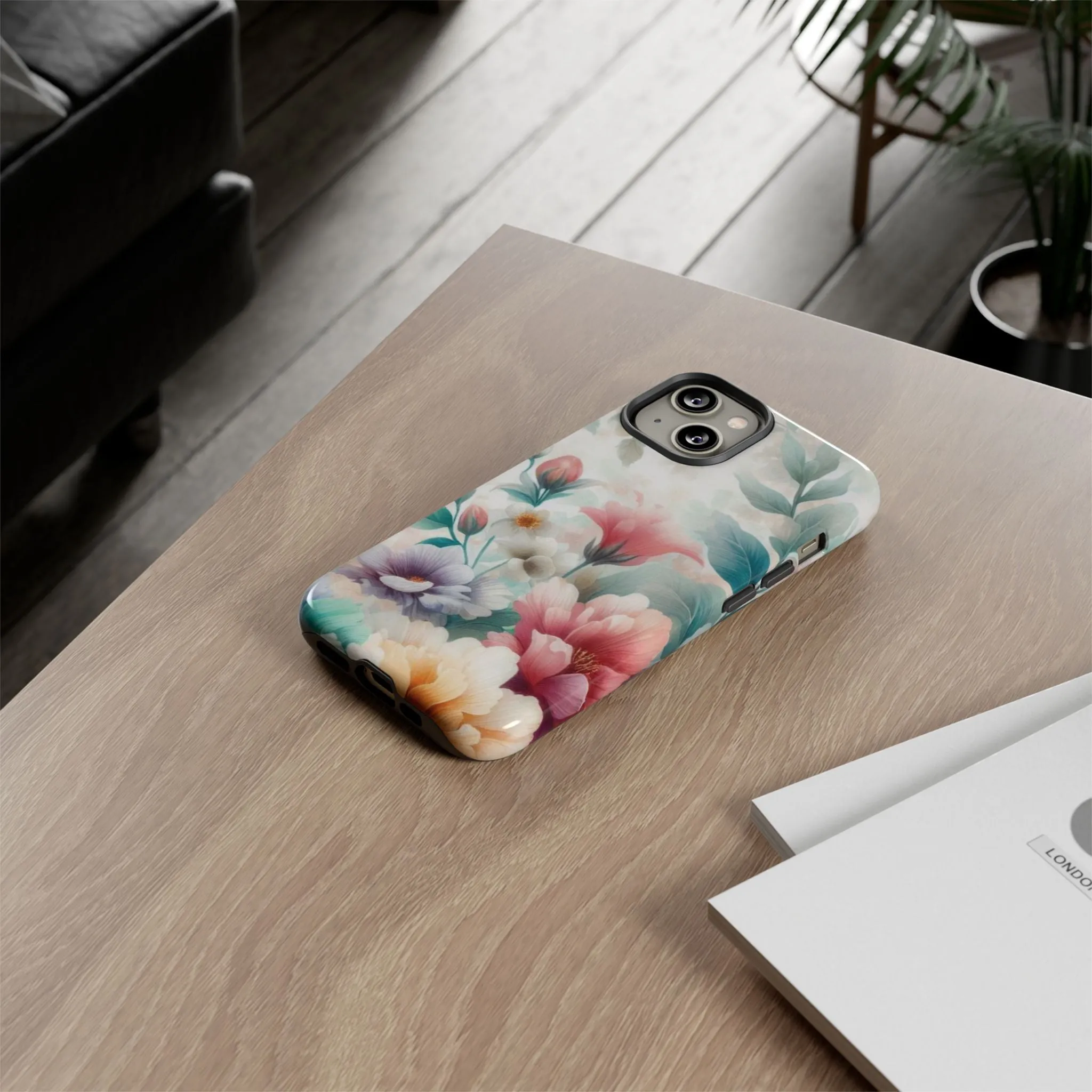 Flowers in pastel colors Tough Cases