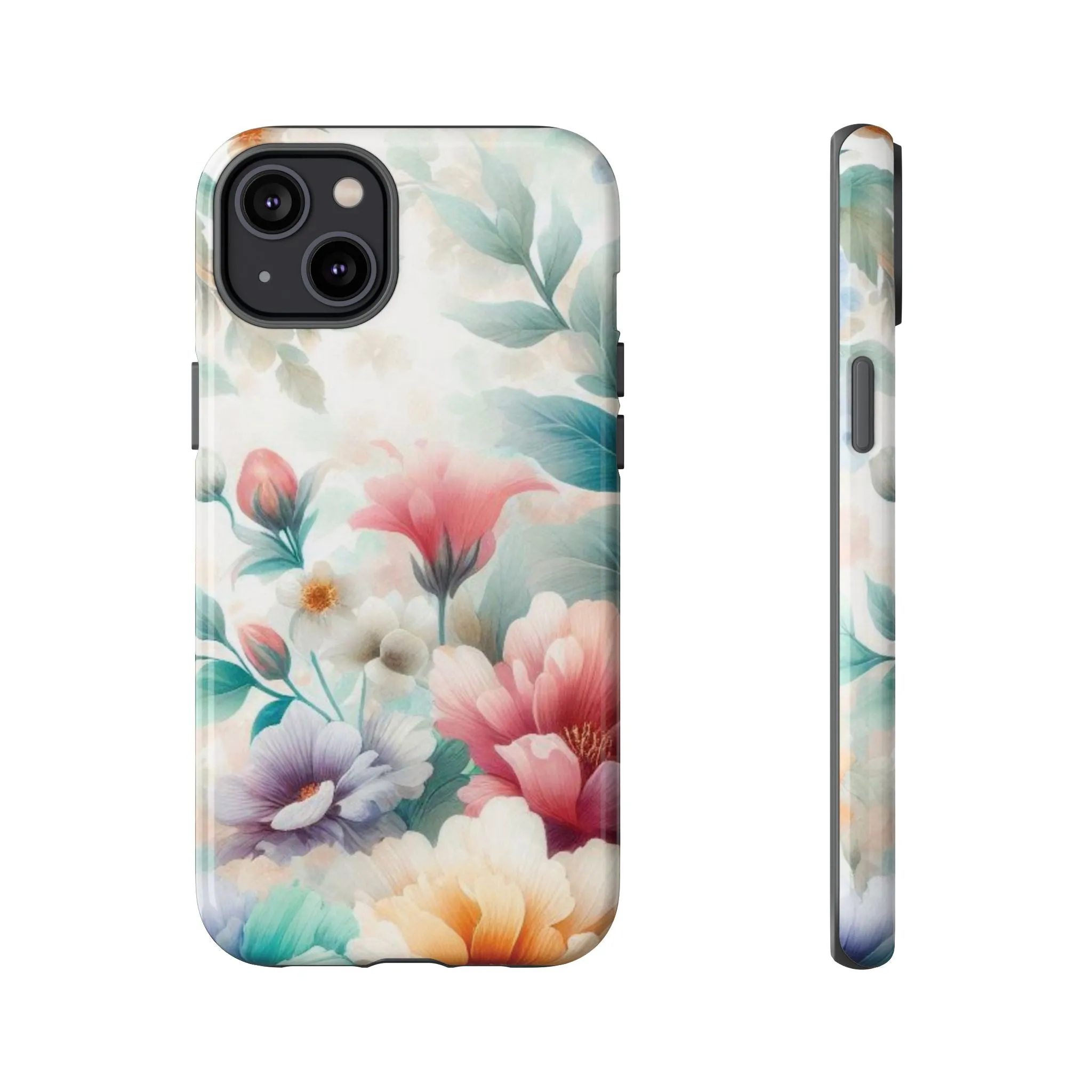 Flowers in pastel colors Tough Cases