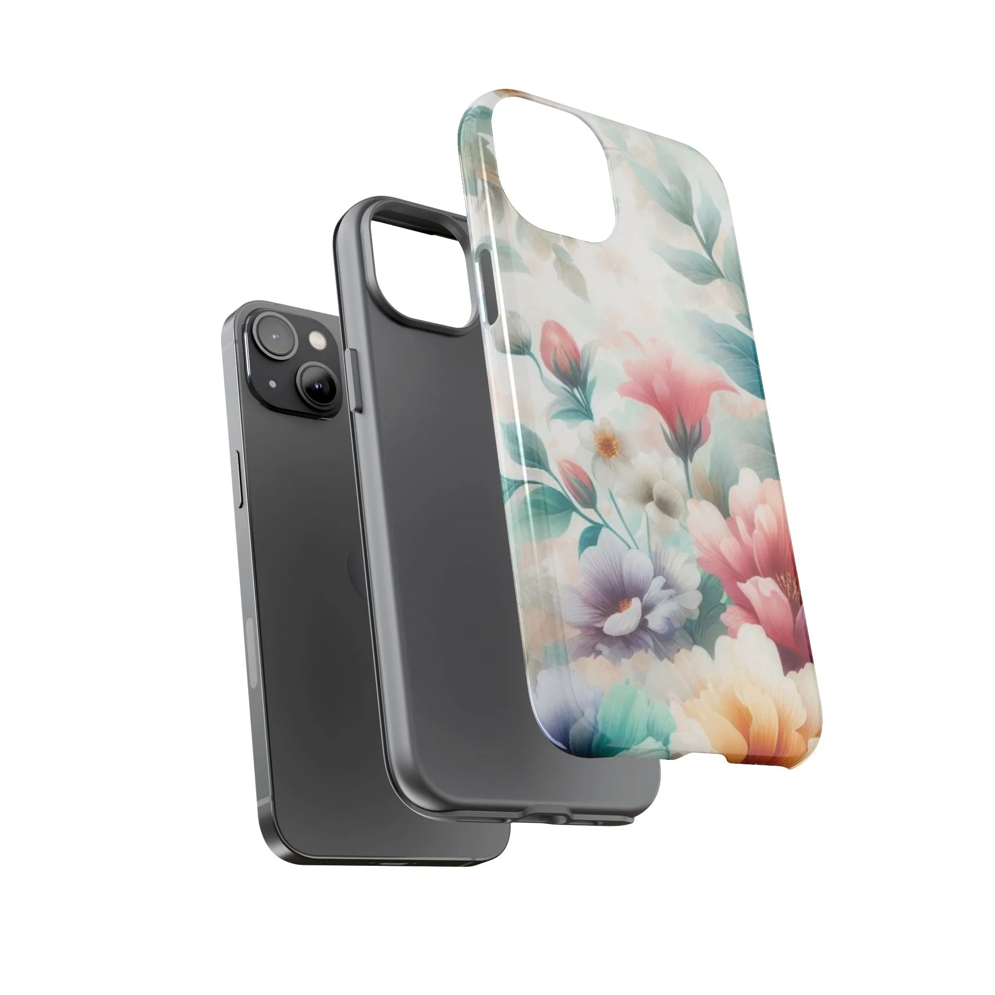 Flowers in pastel colors Tough Cases