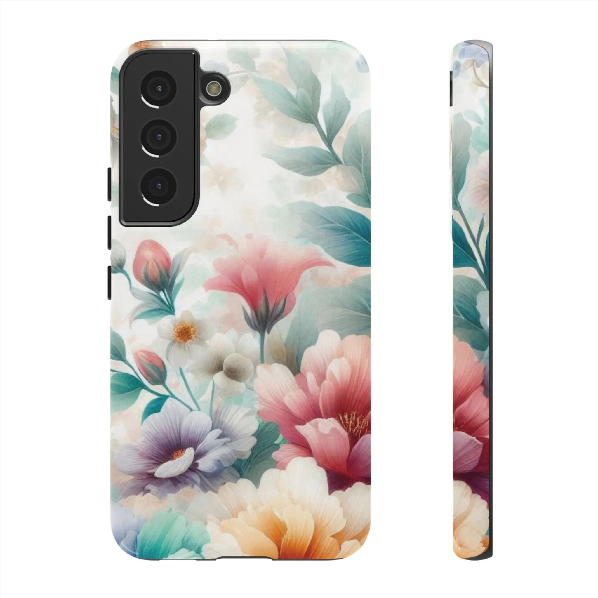 Flowers in pastel colors Tough Cases