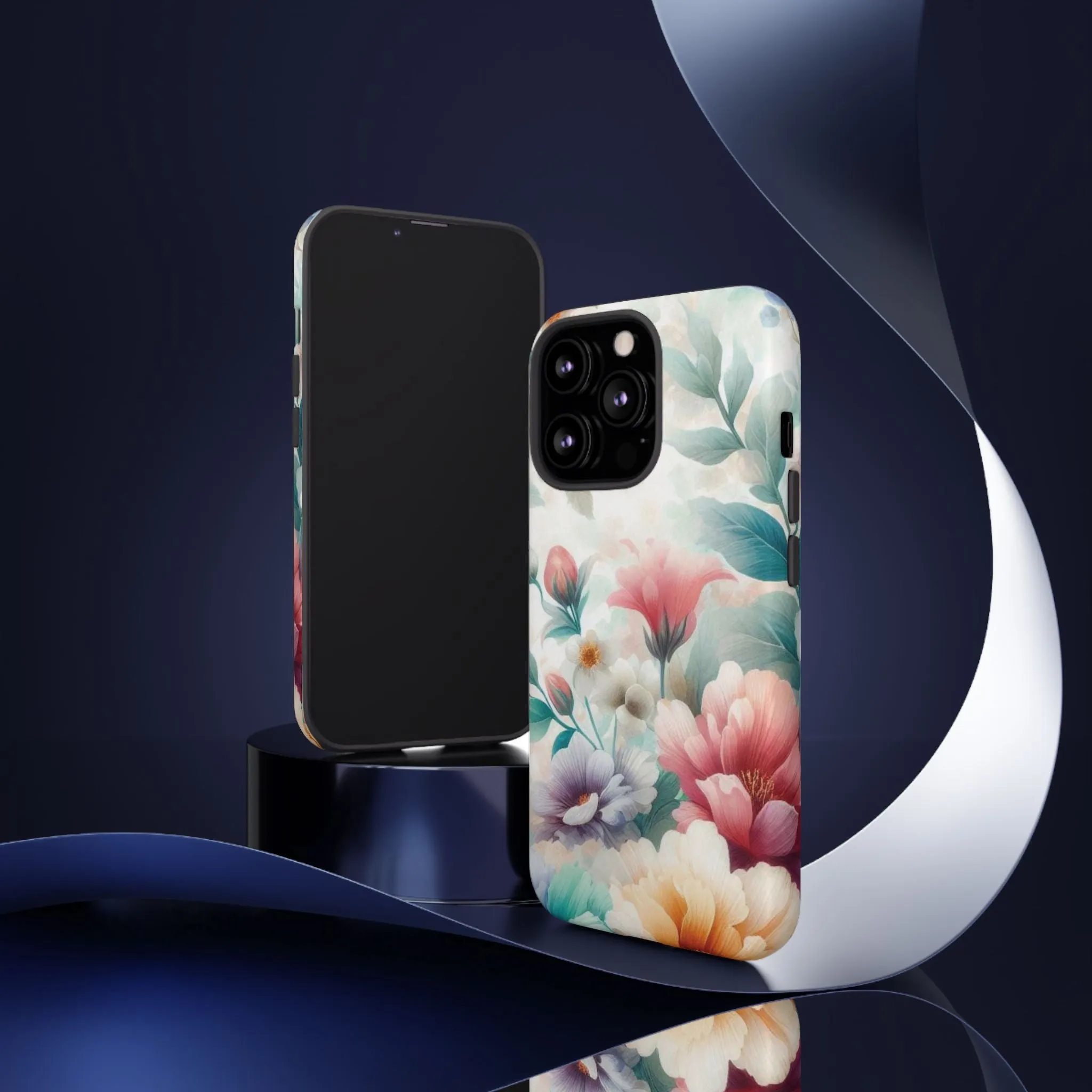 Flowers in pastel colors Tough Cases