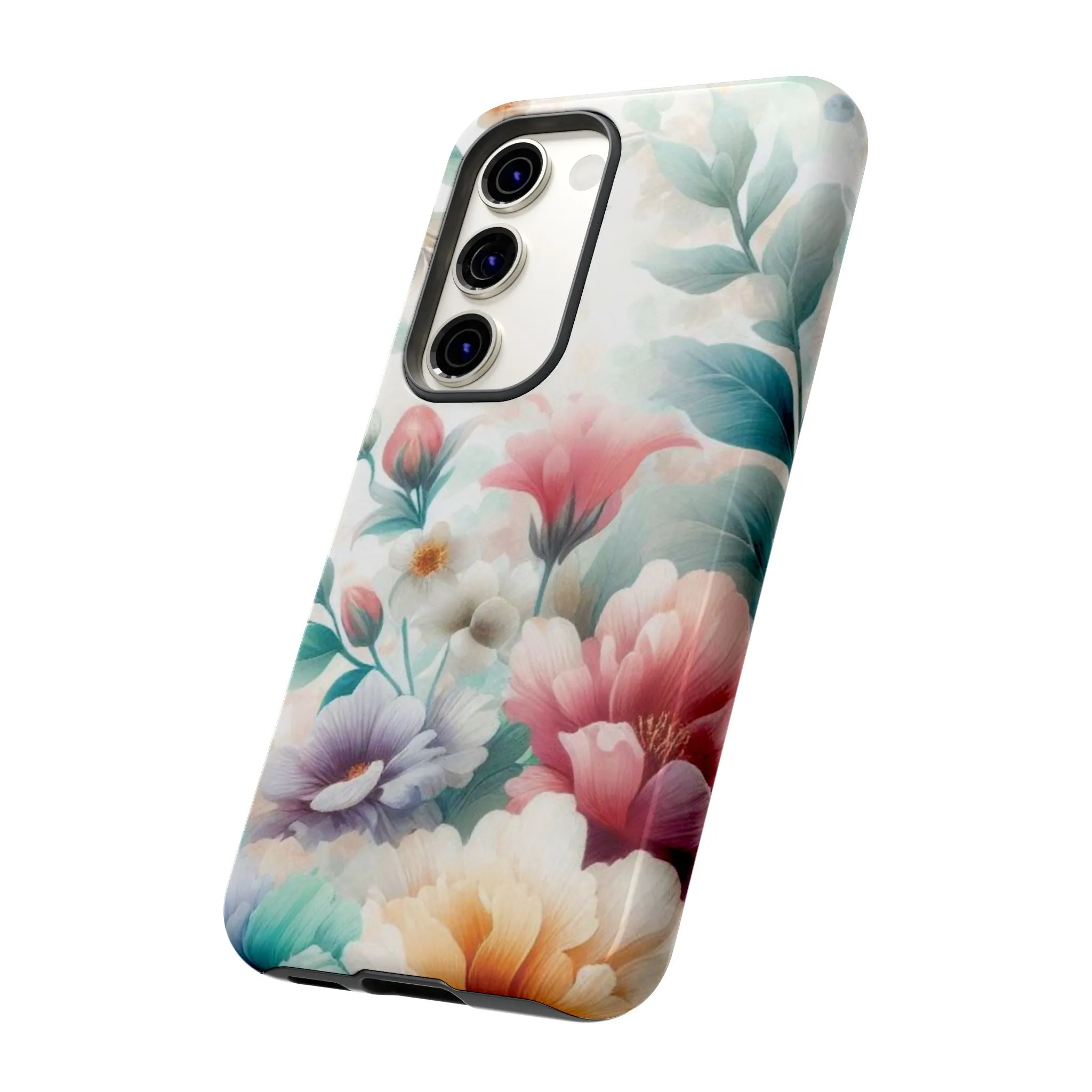 Flowers in pastel colors Tough Cases