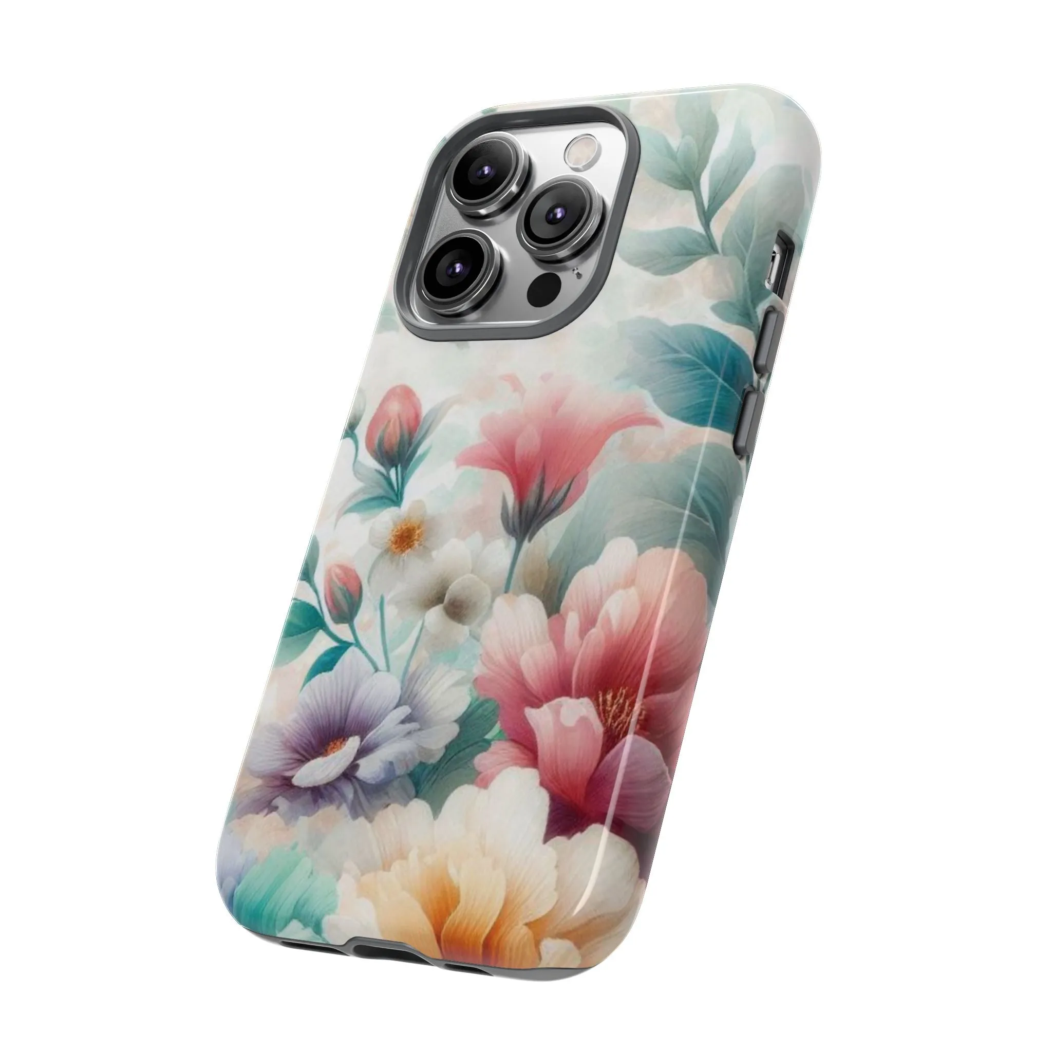 Flowers in pastel colors Tough Cases