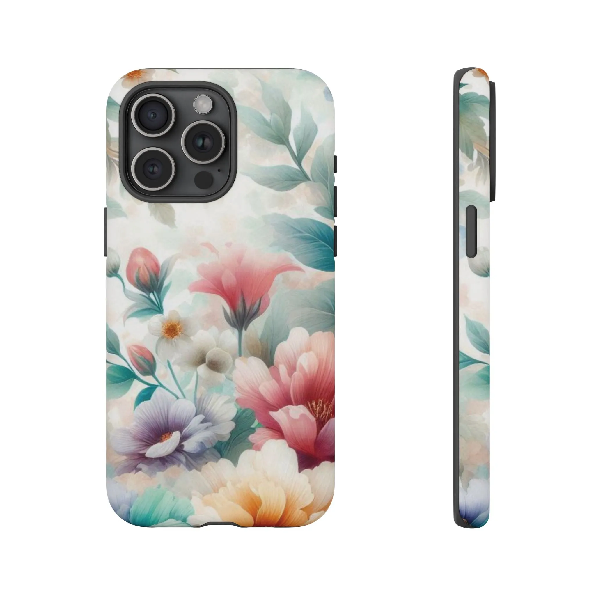 Flowers in pastel colors Tough Cases