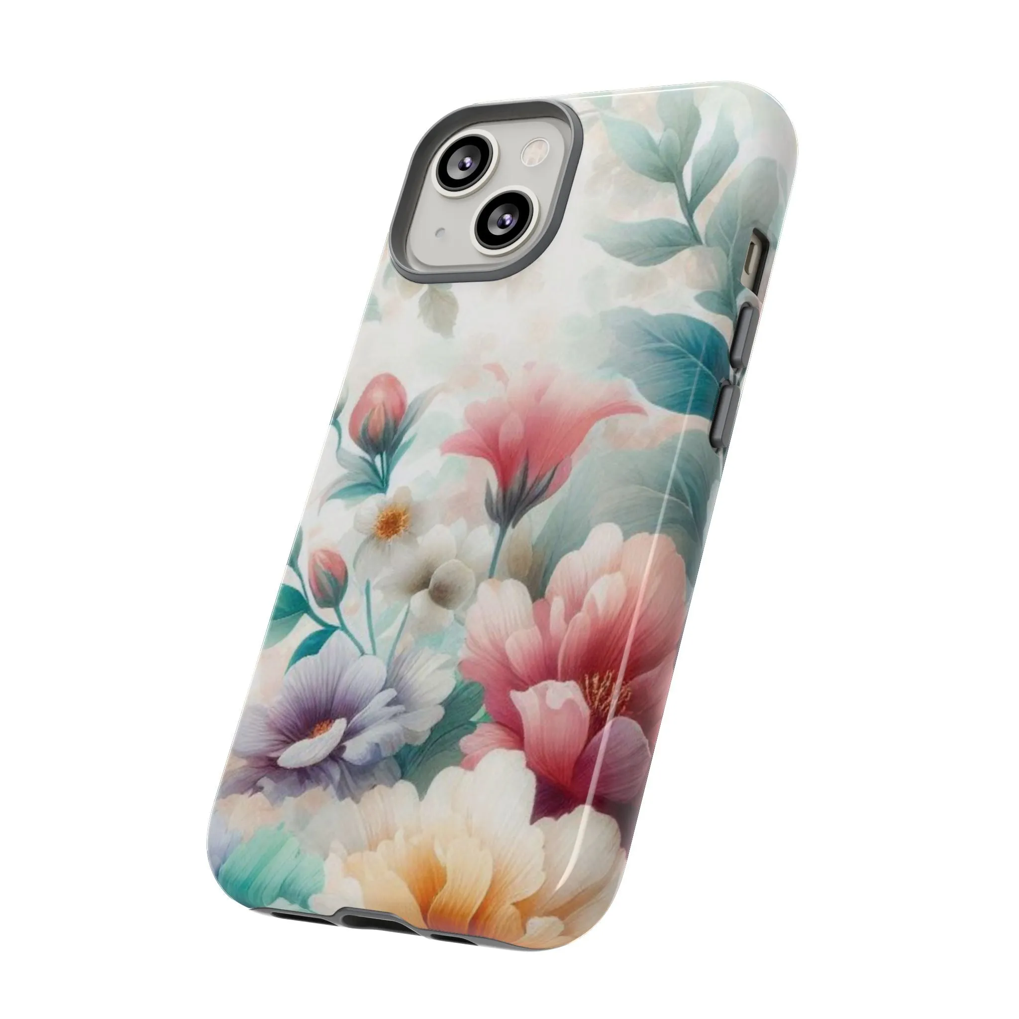 Flowers in pastel colors Tough Cases