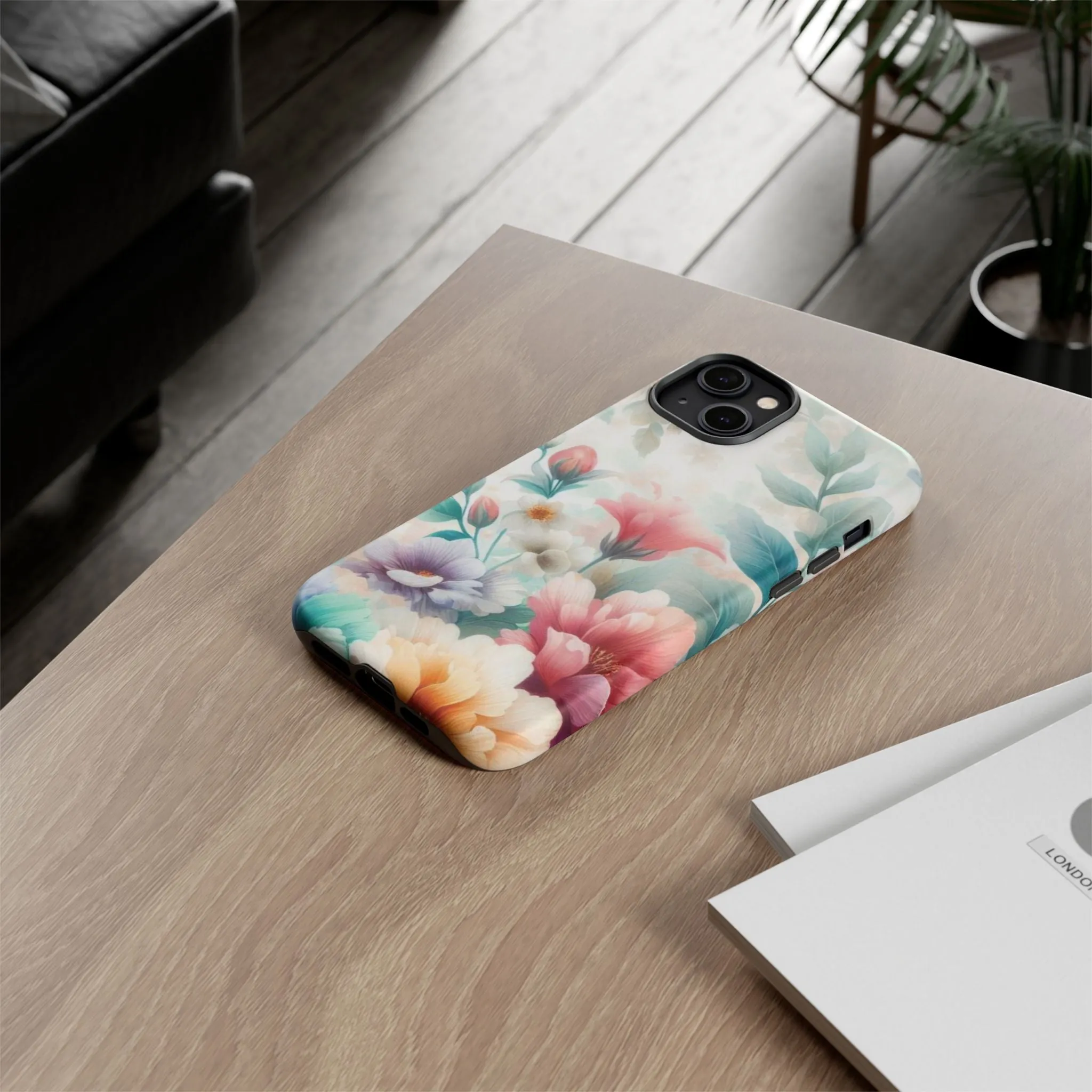 Flowers in pastel colors Tough Cases