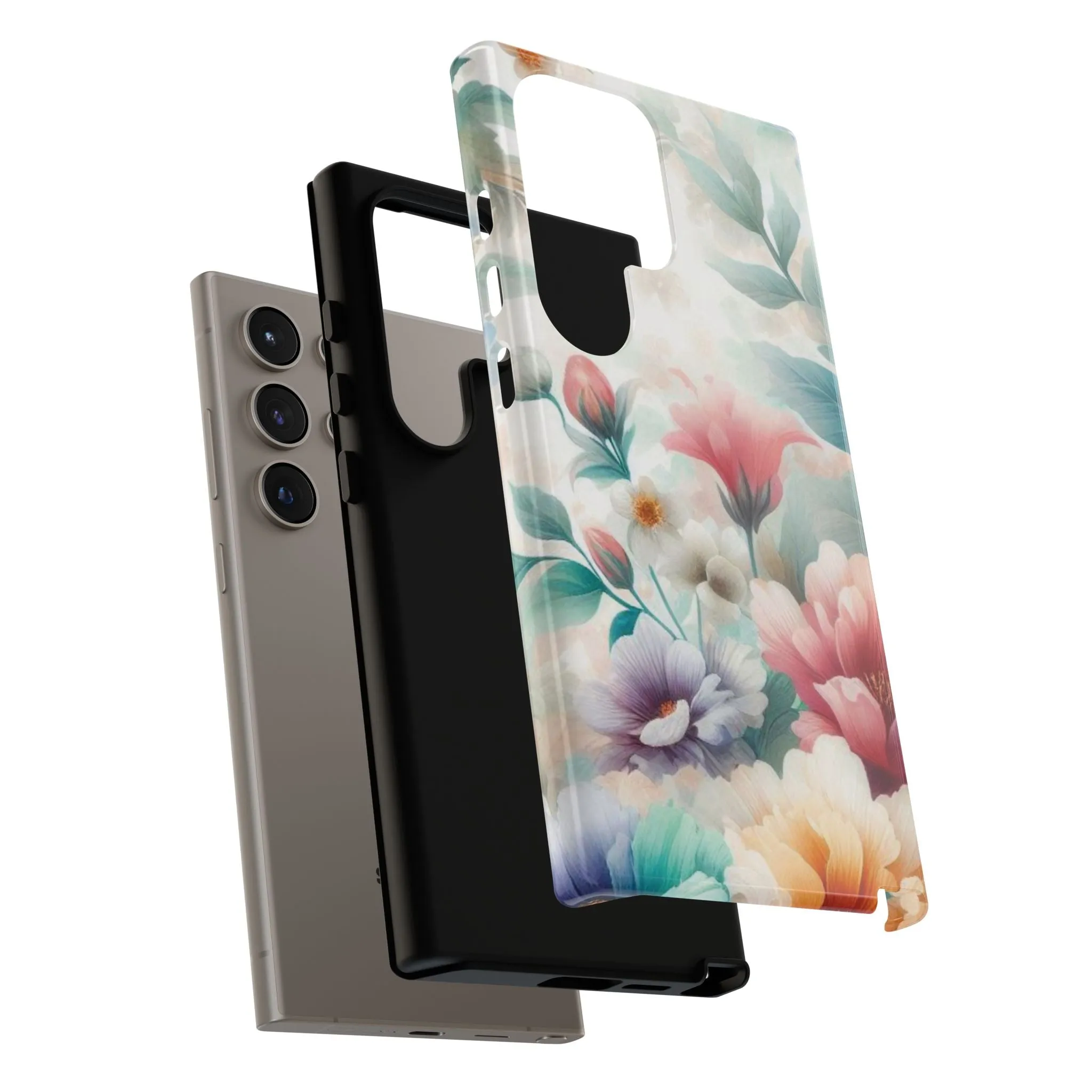 Flowers in pastel colors Tough Cases