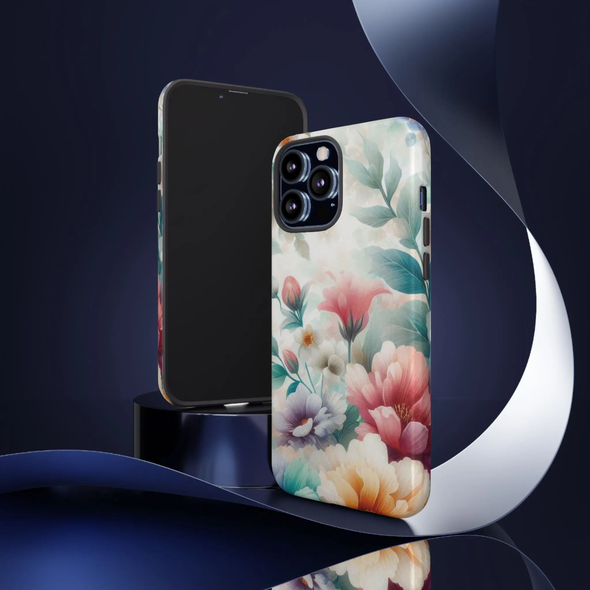 Flowers in pastel colors Tough Cases