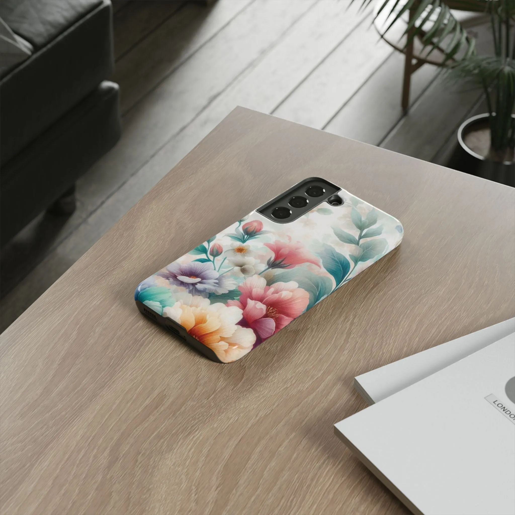 Flowers in pastel colors Tough Cases
