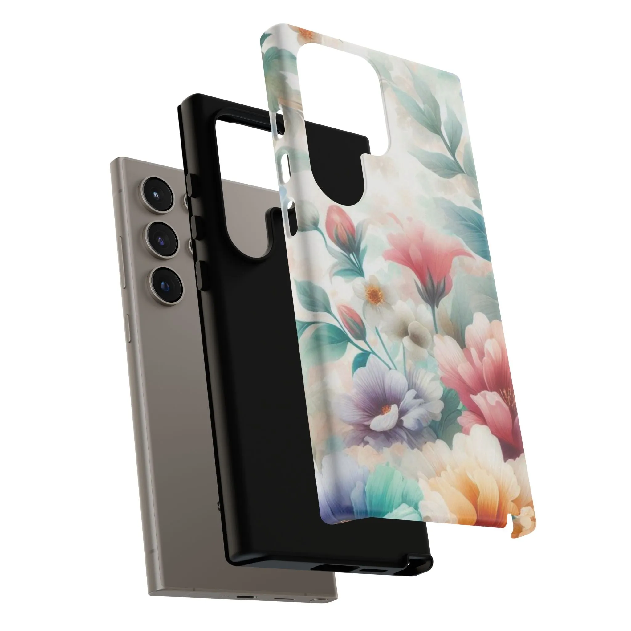 Flowers in pastel colors Tough Cases