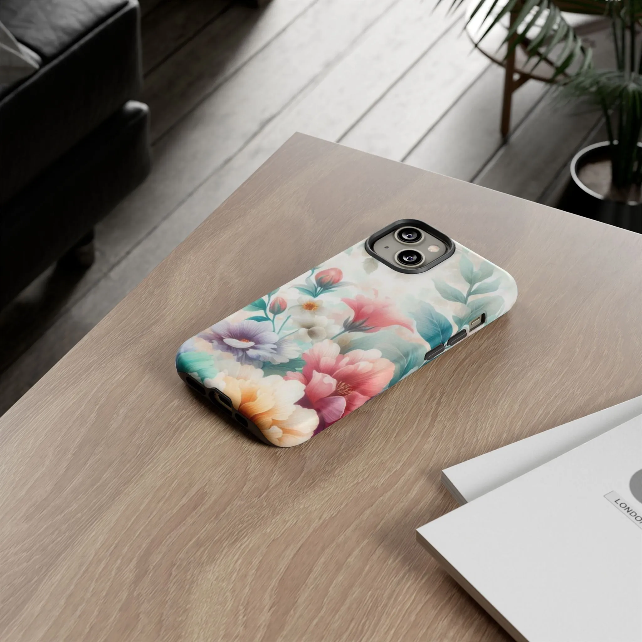 Flowers in pastel colors Tough Cases