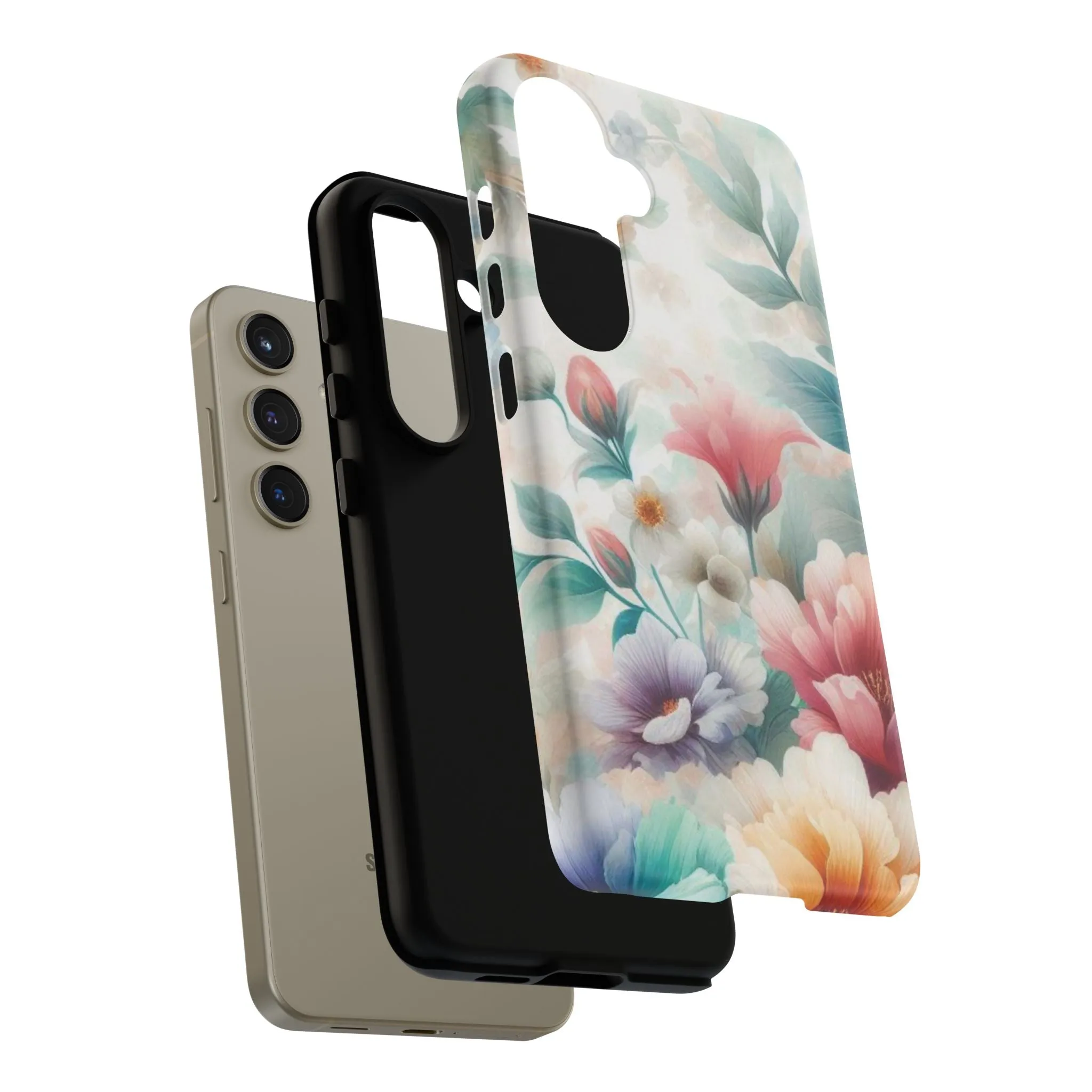 Flowers in pastel colors Tough Cases