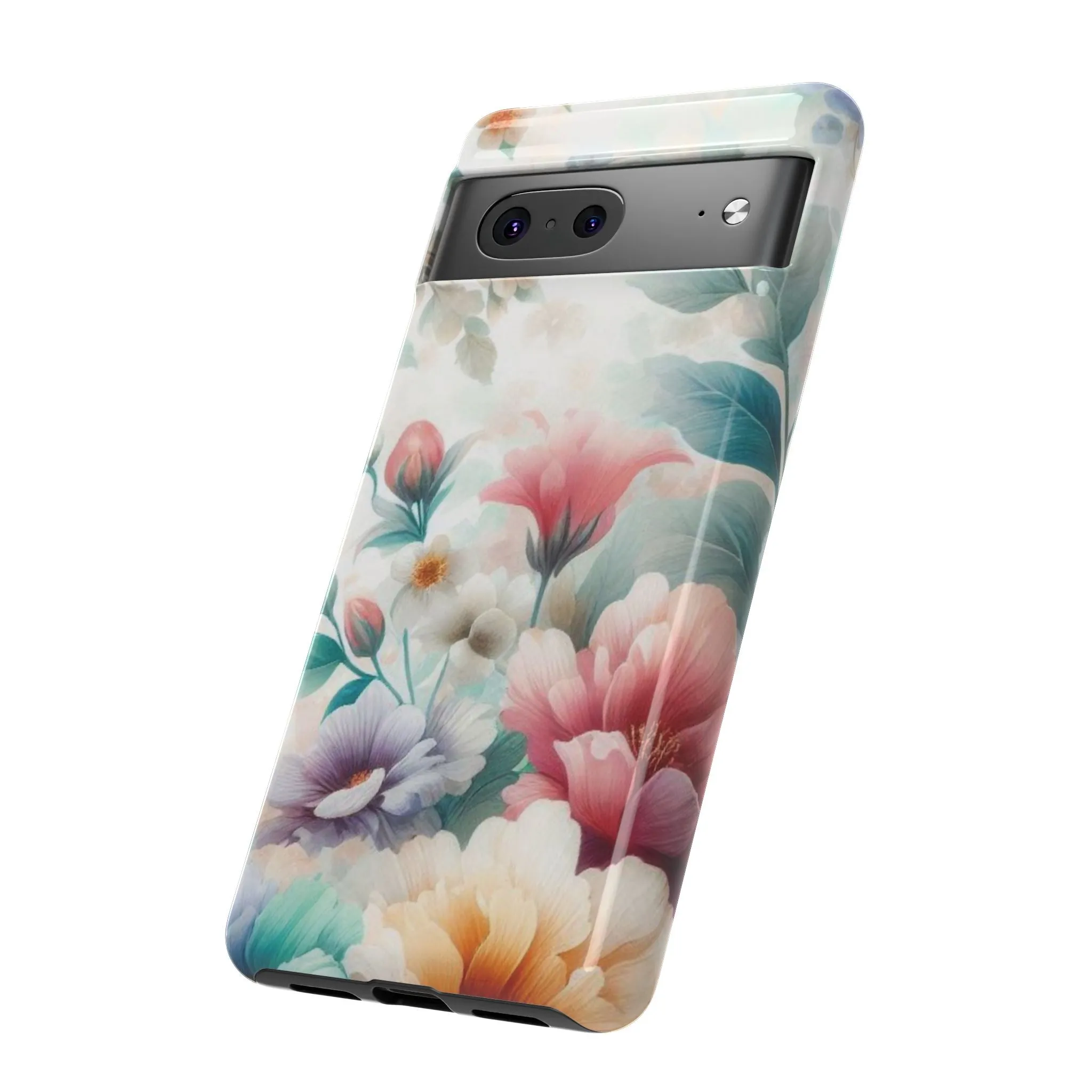 Flowers in pastel colors Tough Cases