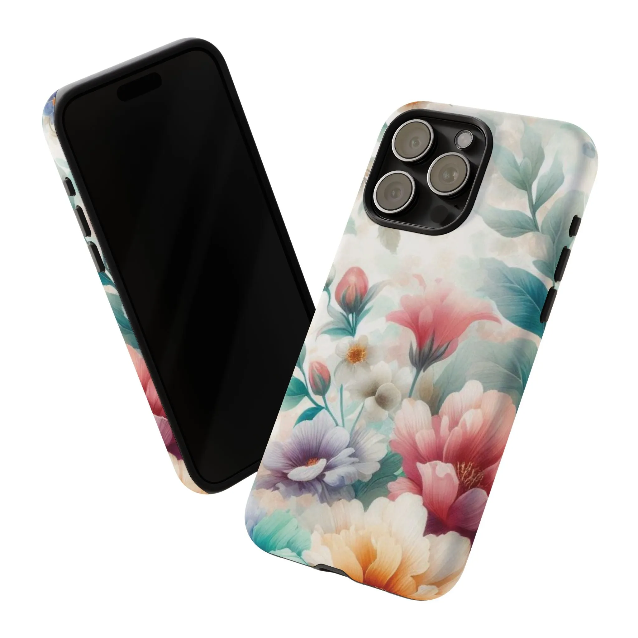 Flowers in pastel colors Tough Cases