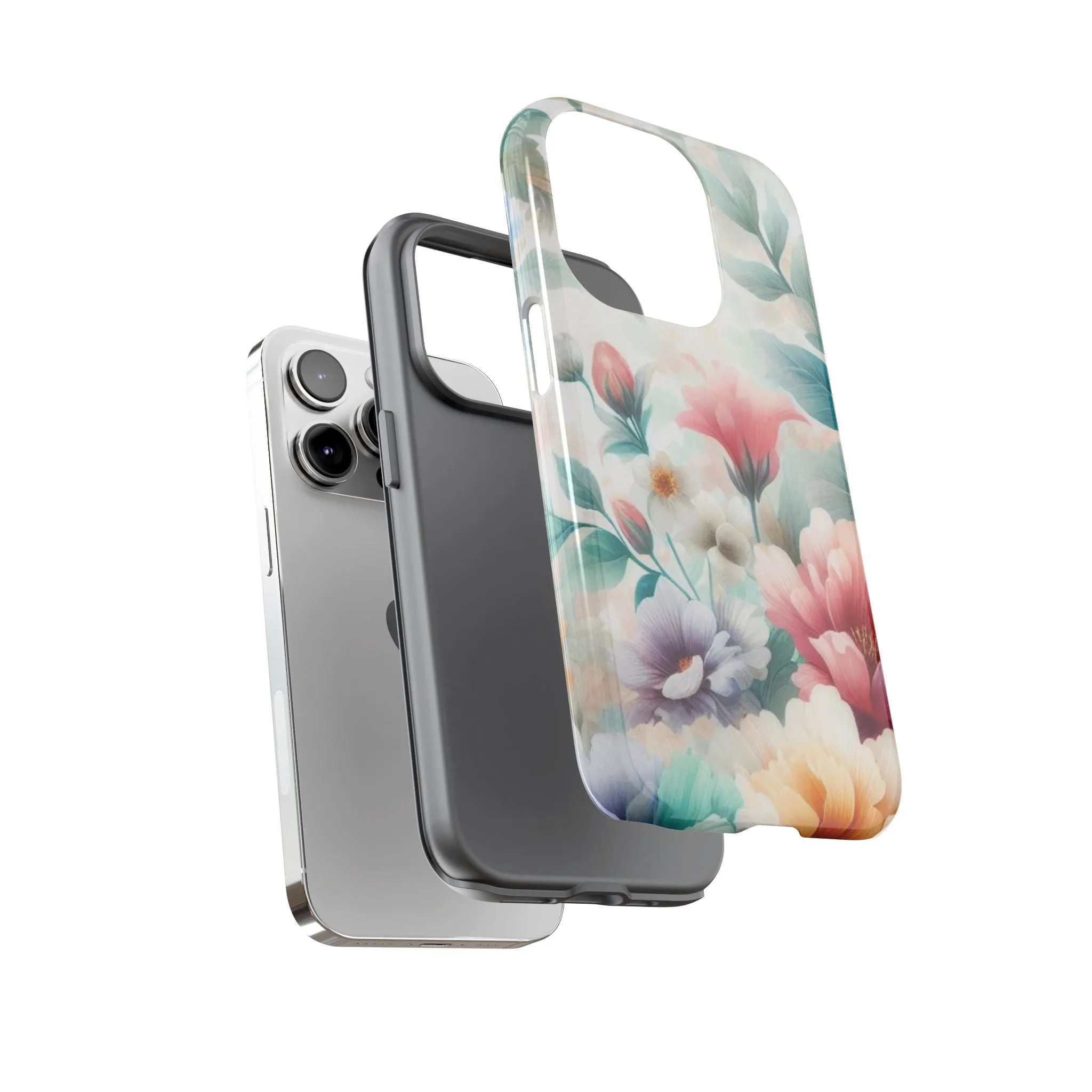 Flowers in pastel colors Tough Cases