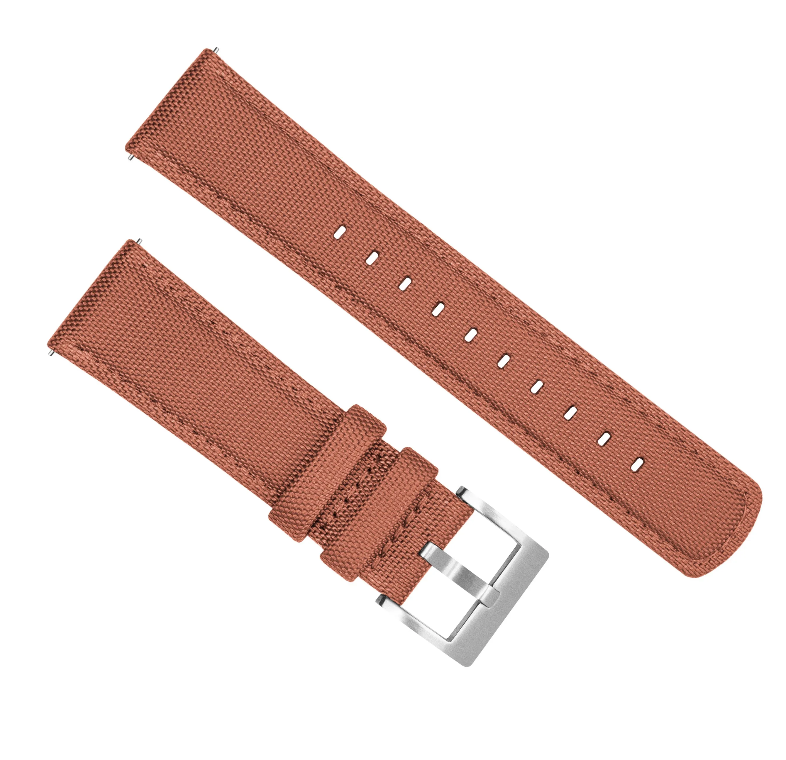 Fossil Sport Sailcloth Quick Release Copper Orange Watch Band