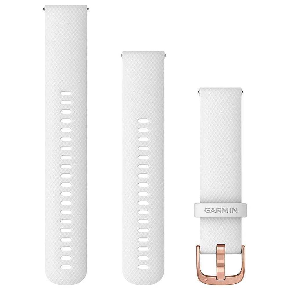 Garmin 20mm Quick Release Wristwatch White Rose Gold Strap - 010-12924-10