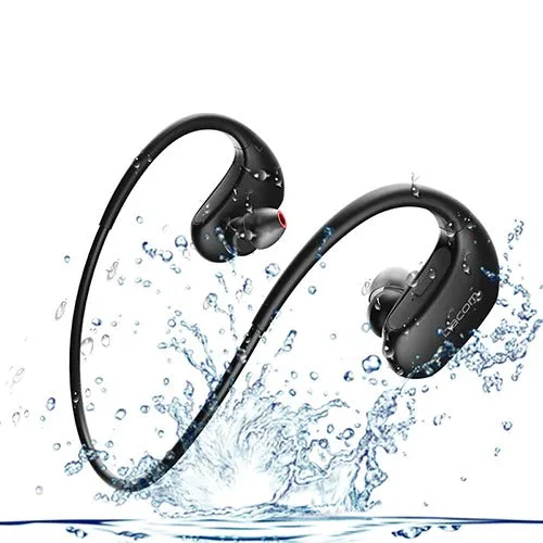 IPX7 Waterproof Earbuds for Swimming Bluetooth Swimming Headphones with Mic Swimming Ear Buds