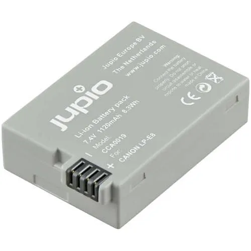 Jupio 2x LP-E8 Battery Kit (1120mAh) Includes USB Dual Charger