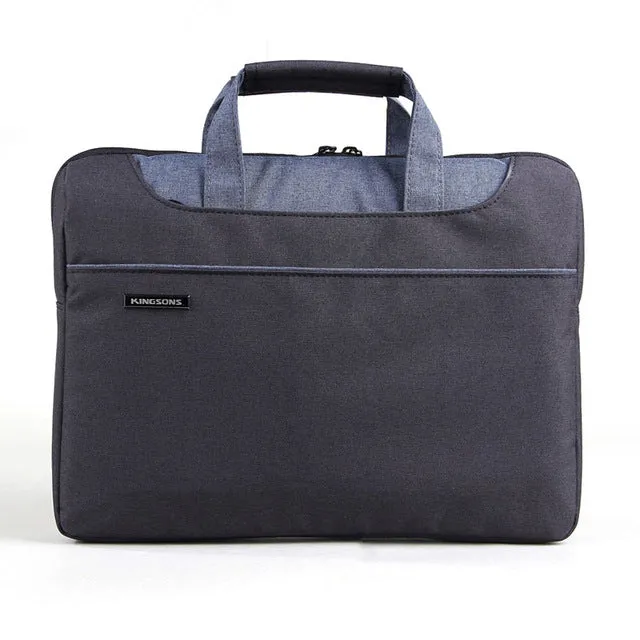 Kingsons Men and Women Laptop Handbag Notebook Computer Sleeve Bags Carrying Office Bussiness Preferred Travel Tote