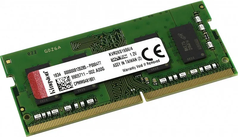 Kingston SODIMM Notebook (Laptop) DDR4 2666Mhz / 3200Mhz Value RAM ( 4GB / 8GB / 16GB )