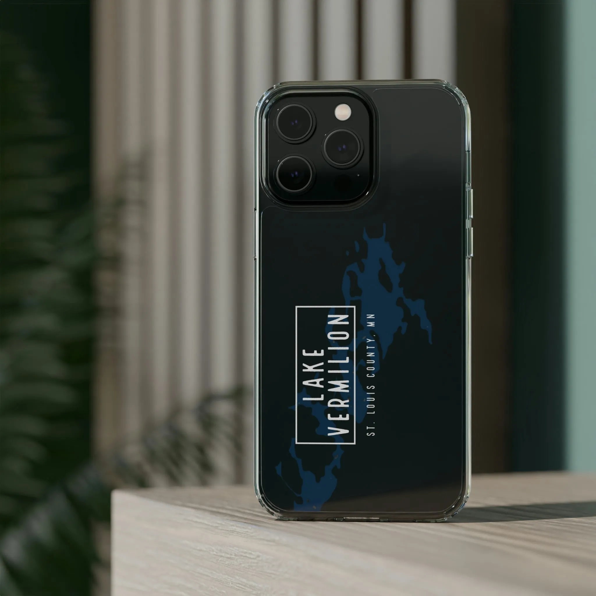 Lake Vermilion MN - Clear Cell Phone Cases