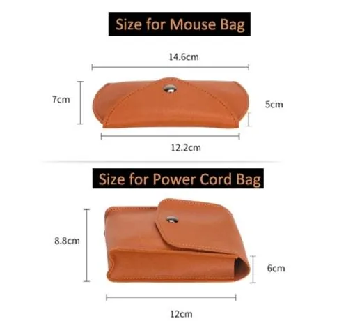Leather Sleeve Set With Support Frame for MacBook 13-inch