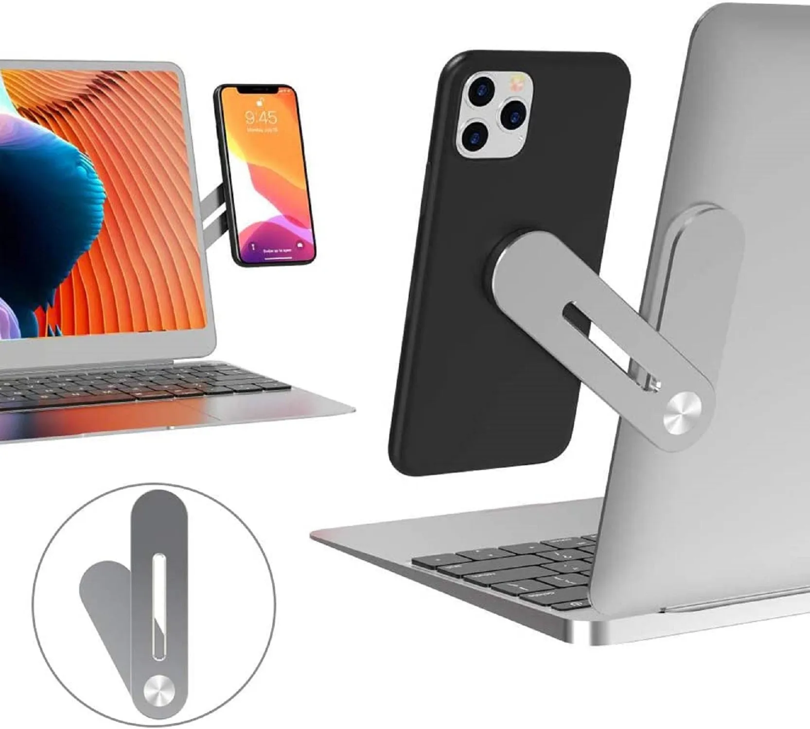 Magnetic Side Mount For Laptops And Smartphones