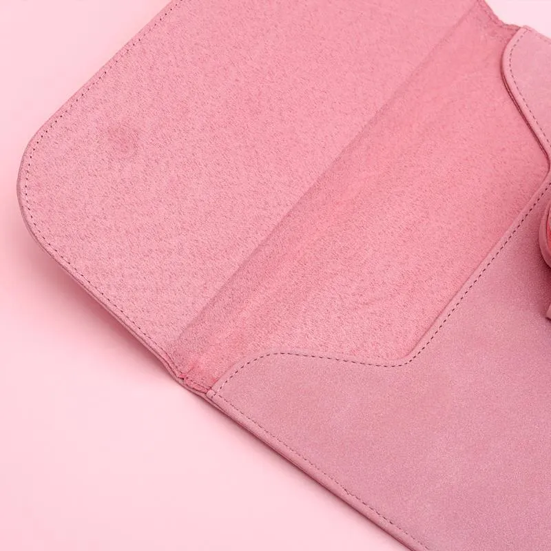 Multitasky Women's Vegan Leather Laptop Sleeve and Small Pouch Set