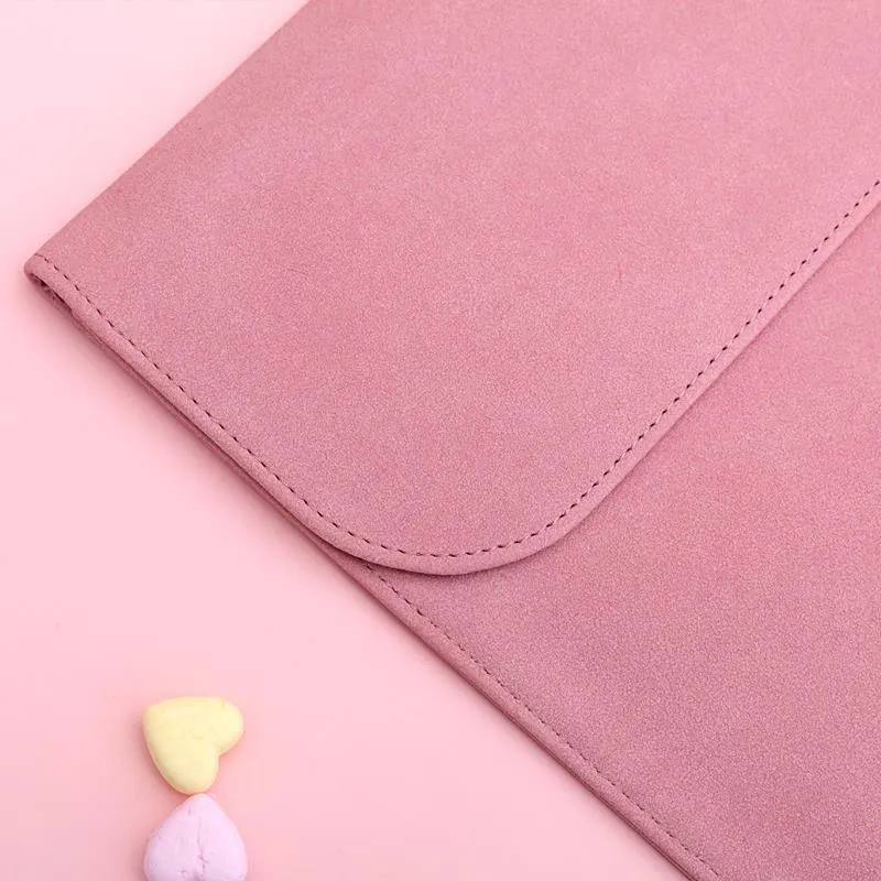 Multitasky Women's Vegan Leather Laptop Sleeve and Small Pouch Set
