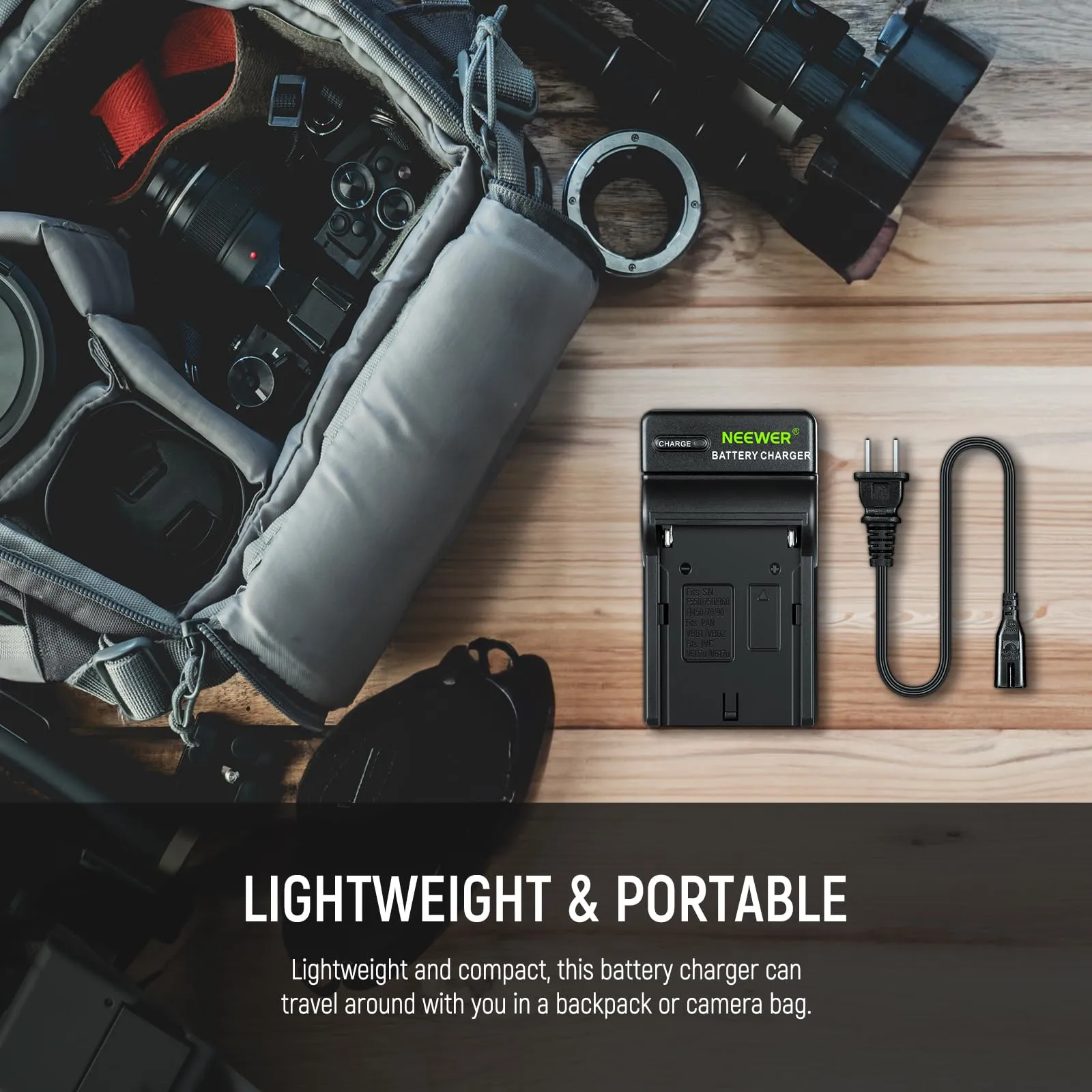 NEEWER DC-E8Z NP F Battery Charger For Sony NP-F Series