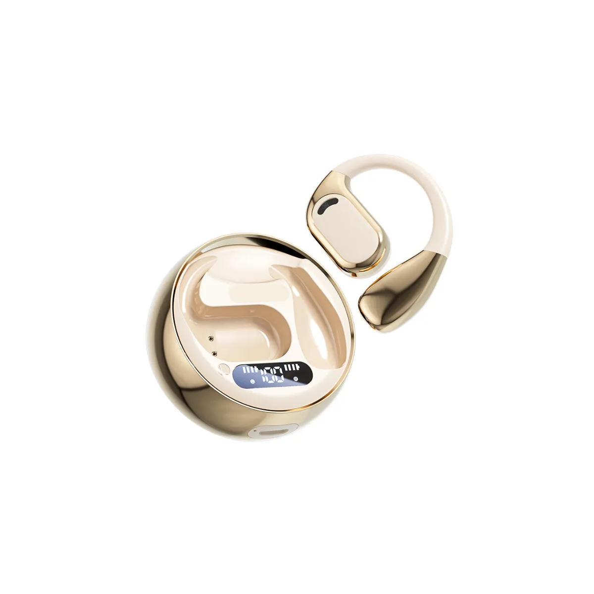 Open Sound HD Earphones With Disc Style Power Case