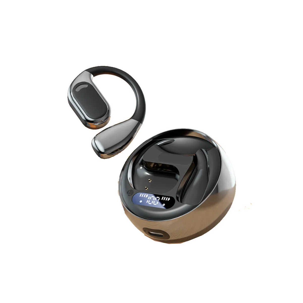 Open Sound HD Earphones With Disc Style Power Case