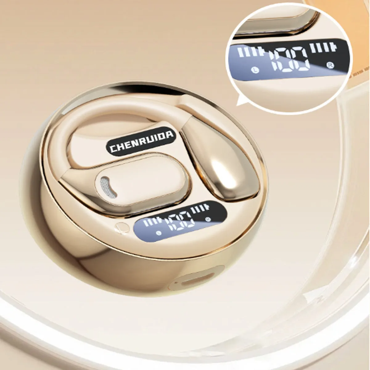Open Sound HD Earphones With Disc Style Power Case