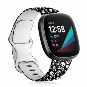 Punk Pattern Strap for Fitbit Sense