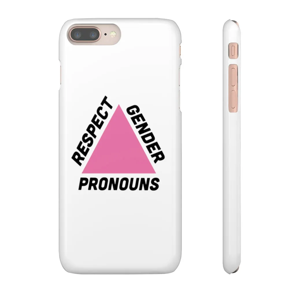 Respect Gender Pronouns Phone Case for Apple & Samsung
